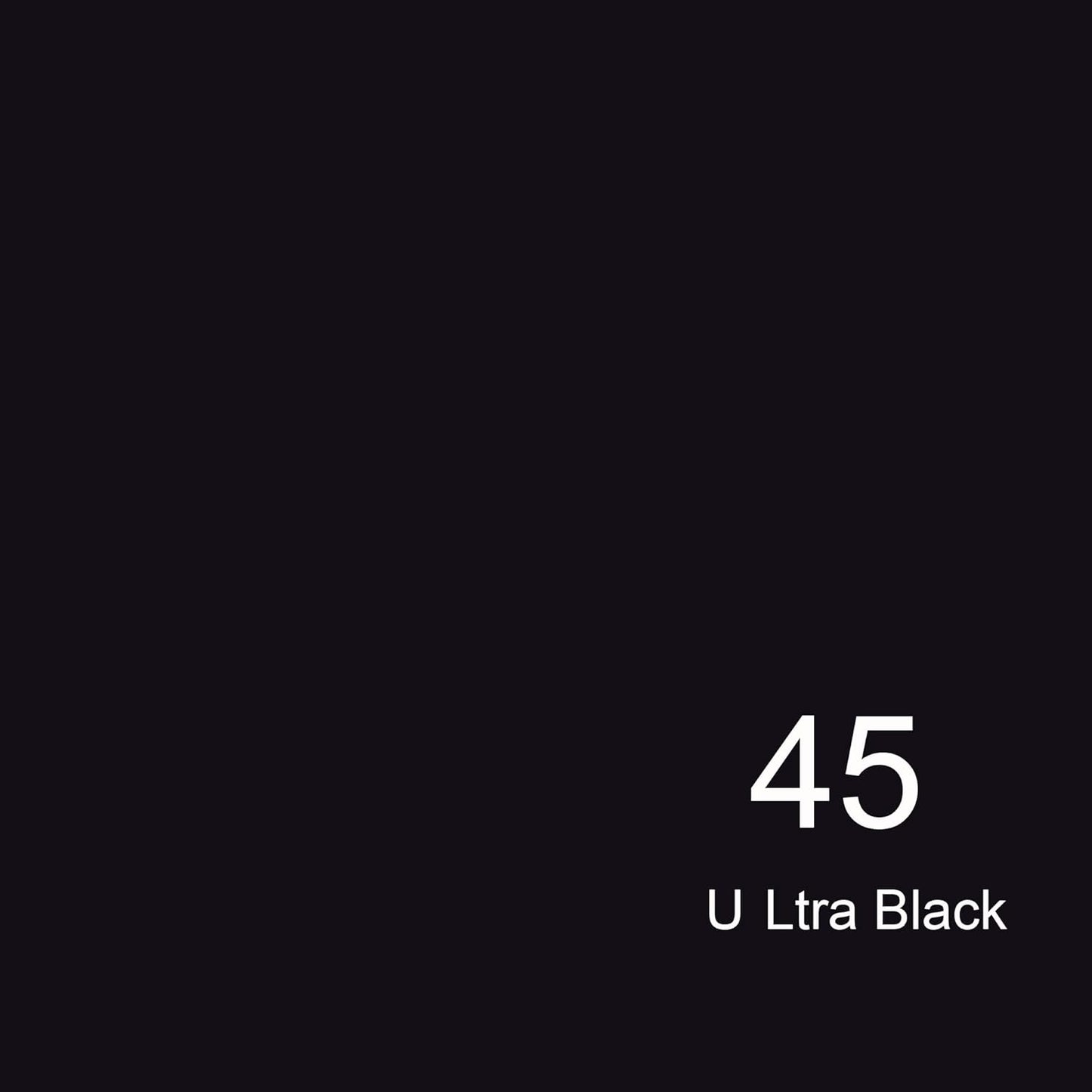 Seamless Photography Background Paper Roll, Black Photo Paper Backdrop for Photography, Video and Streaming (53''x16 'Ultra Black)