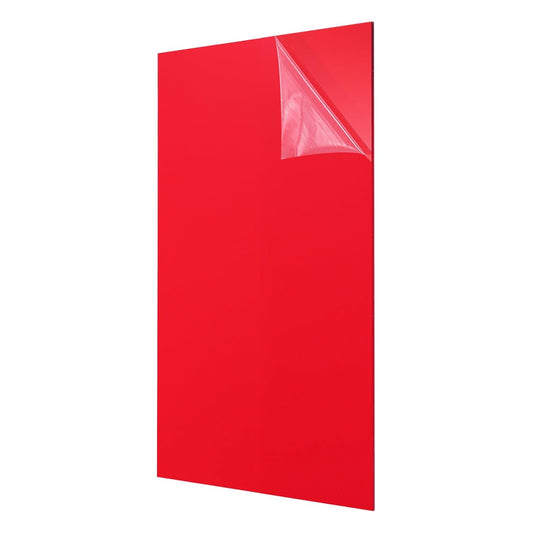 uxcell Acrylic Sheets 12x8 Inch Acrylic Panel 1/8 Inch-3mm Plastic Board for Picture Frames Sign Holders DIY Display Projects Craft, Red