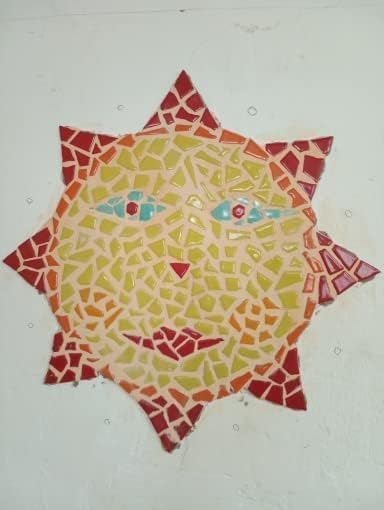 0.78"-1.57" Irregular Ceramics Mosaic Tiles,1.1LB Mosaic Pieces Stones for Home Decoration DIY Craft Plates Flowerpots Vases Cups Mosaic Making Supplies (Sky Blue)