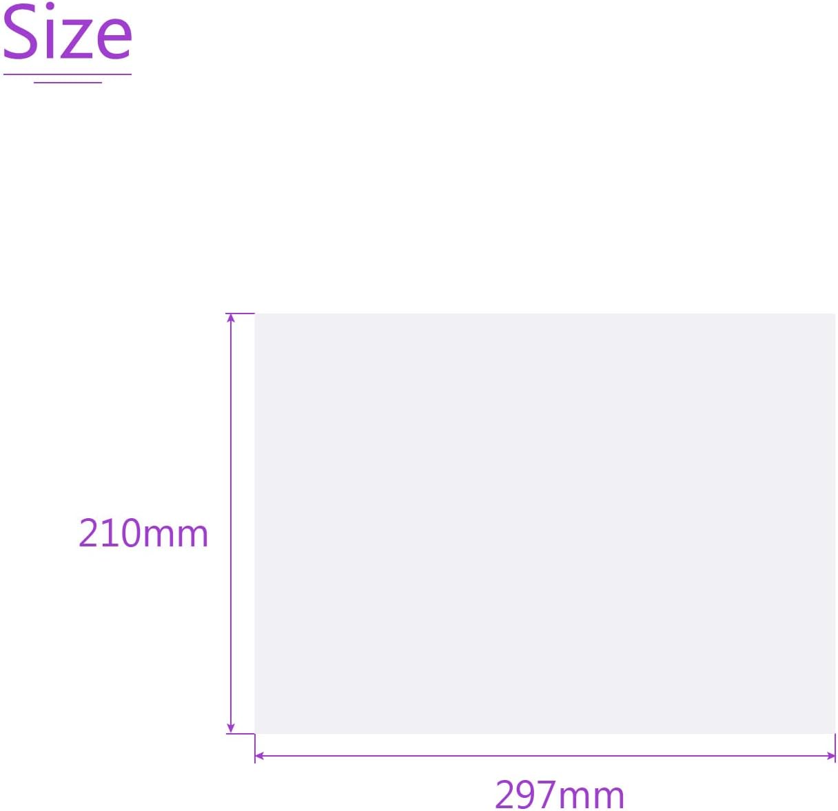 DMiotech 10Pcs Correction Gel Light Filter Overlay Transparent Plastic PVC Sheets Clear for Photo，Film,Video