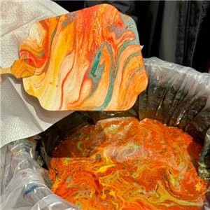 JAJADO 54 Pcs Water Marbling Paint Kit, Water Paint Marbling Ink & Turkish Marble Pattern Acrylic Pouring Floating Paint Art & Crafts Gifts for Christmas, Halloween, Birthday