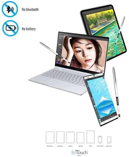 Basic for Young and Kids - Digital Painting Brush Stylus for Tablets,Smartphones, Laptops for Kids & Young, No Battery, No Charging, Compact Size, Convenient Drawing Experience