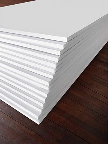 White Foam Board 24 x 36 x 3/16" (5mm) Inch, 15 Pack Acid-Free Foam Core Poster Board Sheets for Art, Crafts, Presentation, Vision Board, Signboard, and Party Decorations