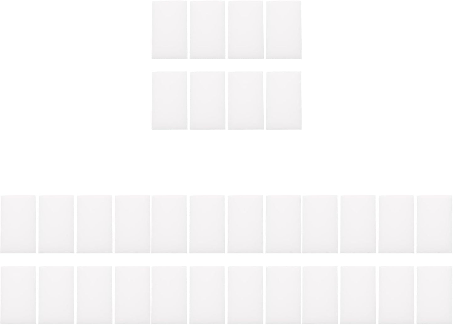 Tofficu 32 Pcs High Density Sponge Blocks for Needle Felting, DIY Crafts, Jewelry Making, and Heat Shrinkable Accessories, 3.93x2.36x3.14 Inch, White Paint Sponges