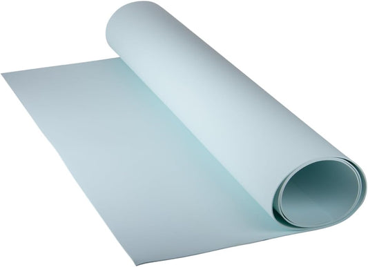 LotusFoam Large 3mm EVA Foam Sheet - 44"x 85" High Density Foam 130 kg/m3 for Cosplay, Costumes, Crafts, Flooring, Outdoor Use - 35 Colors (Sea Blue) - Sea Blue