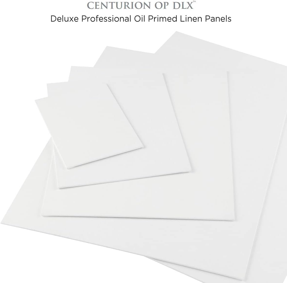 Centurion Deluxe Professional Oil Primed Linen Canvas Panels - 12x16-3 Pack of Linen Canvases for Painting, Artwork and More