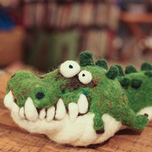 Woolbuddy Needle Felting Wool, Natural Handmade Wool Roving, 6 Vibrant Colors with Instructions (Wool Bag Spring)