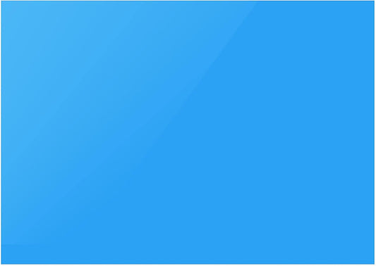 uxcell 4Pcs A4 Gel Light Lighting Filter Overlay Transparent Color Correction Plastic Vinyl PVC Sheets Photography Television Blue,0.3mm