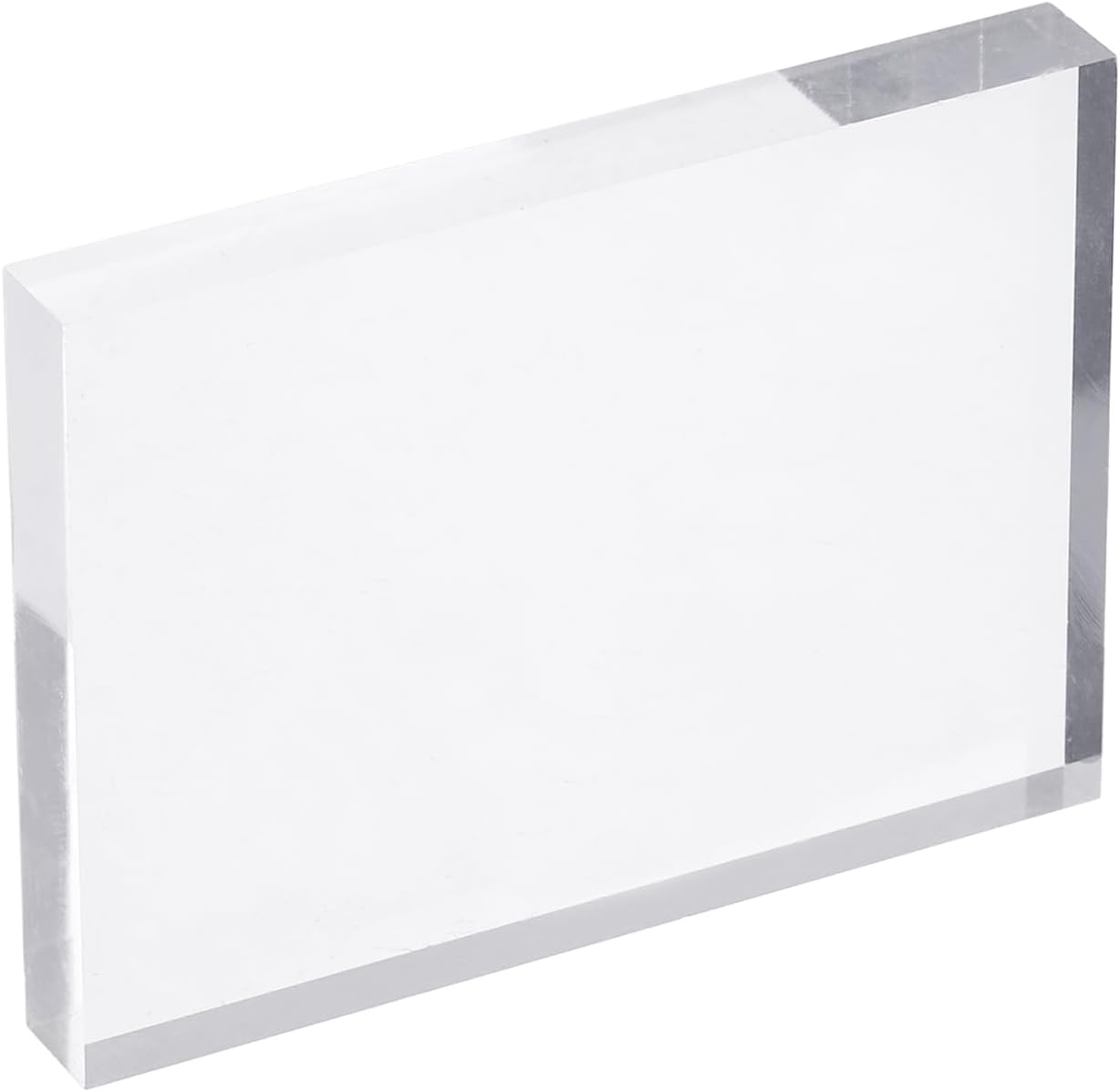 PATIKIL Acrylic Stamp Block, 1 Pack Clear Stamping Block with Grid Lines Decorative Mounting Blocks Set Rectangle for Scrapbooking DIY Crafts Cards Making