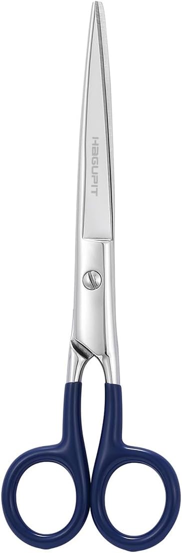 Sharp Precision Embroidery Scissors - 7" Professional Stainless Steel Pointed Tip Detail Thread Shears for Home Office Dressmakers Stitchwork Needlework DIY Crafting Fabric Sewing General Use