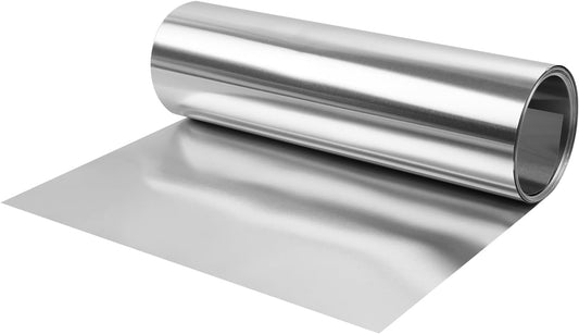 Aluminum Flashing Roll，Aluminum Sheet Roll 5000x200x0.08mm(LxWxT) Applicable to Various House Repair and DIY Projects
