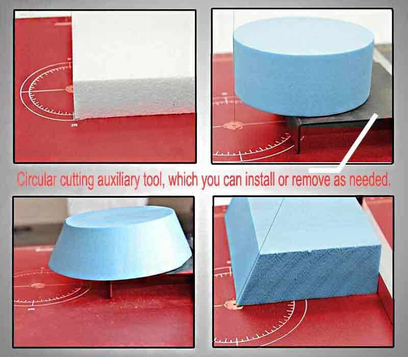 110V Hot Wire Foam Cutter with Scale, 30.7" ×15 ", 36W Professional Heat Cutting Machine for Foam, Sponge, EPE, Ribbon, KT Board, Adjustable Angle and Temperature