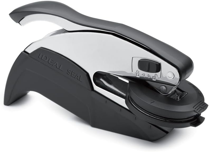 Dragon Book Embosser, Custom Round Library Book Embosser, Fantasty Fiction Dragon Ex Libris Embosser, Gift for Book Lover | Black or Pink Embosser (Dragon #3)