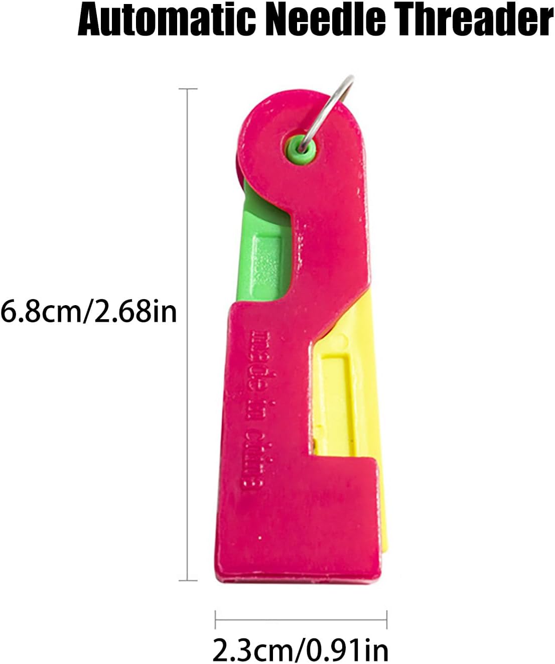 FKMEE Automatic Needle Threader - 2025 New Plastic Quick-Loop Device for Hand Sewing, Embroidery, & Cross-Stitch Crafts, Universal Compatibility Across Various Sewing Machines (3)