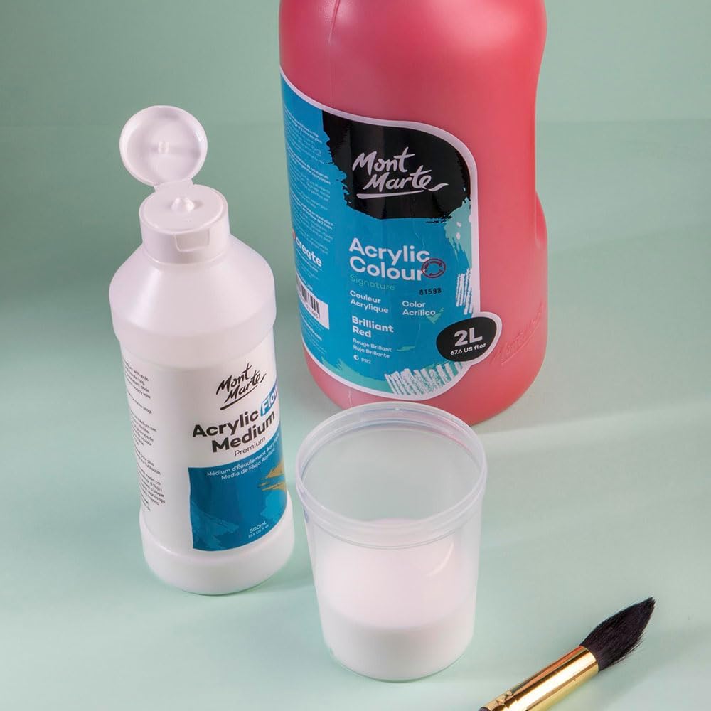 Mont Marte Premium Acrylic Flow Medium 16.9oz (500ml)