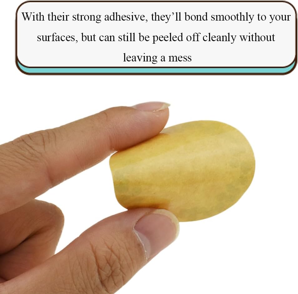 HAHIYO 2In 500P Round Natural Brown Kraft Stickers with Green Leaf Wreath Design - 4 Unique Styles Blank Kraft Labels Roll to Write On Durable Dot Stickers for Jar Canning Price Tags Store Organizing