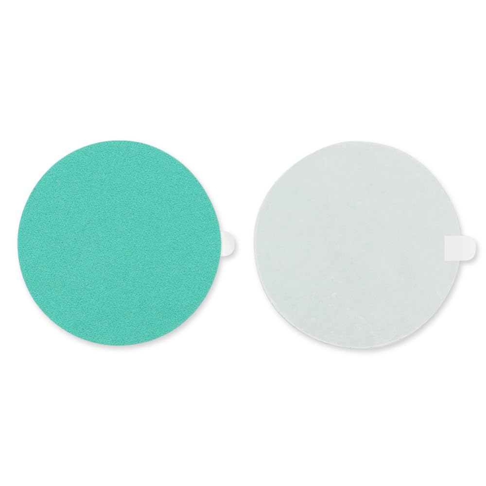 BHA 5” Green Film PSA Self Adhesive Sanding Discs - 50 Pack - Wet/Dry, Sticky Back, Premium Aluminum Oxide for Long-Lasting, Low-Dust & Load Resistant Sanding and Surface Finishing - 220 Grits