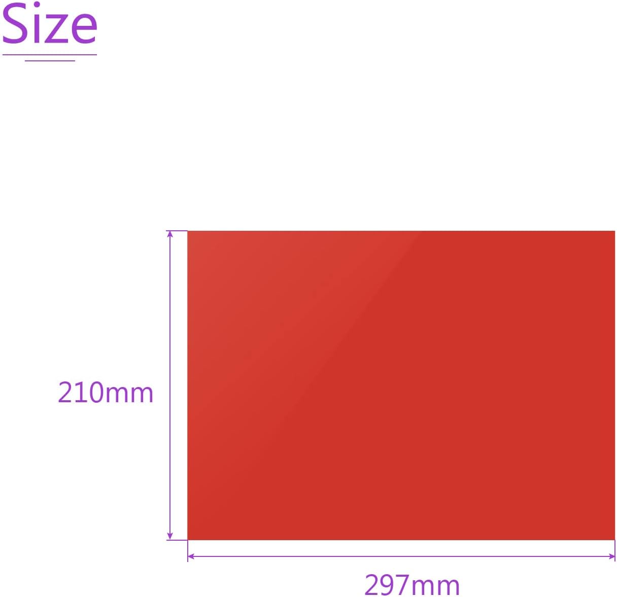 DMiotech 10Pcs Correction Gel Light Filter Overlay Transparent Plastic PVC Sheets Red for Photo，Film,Video