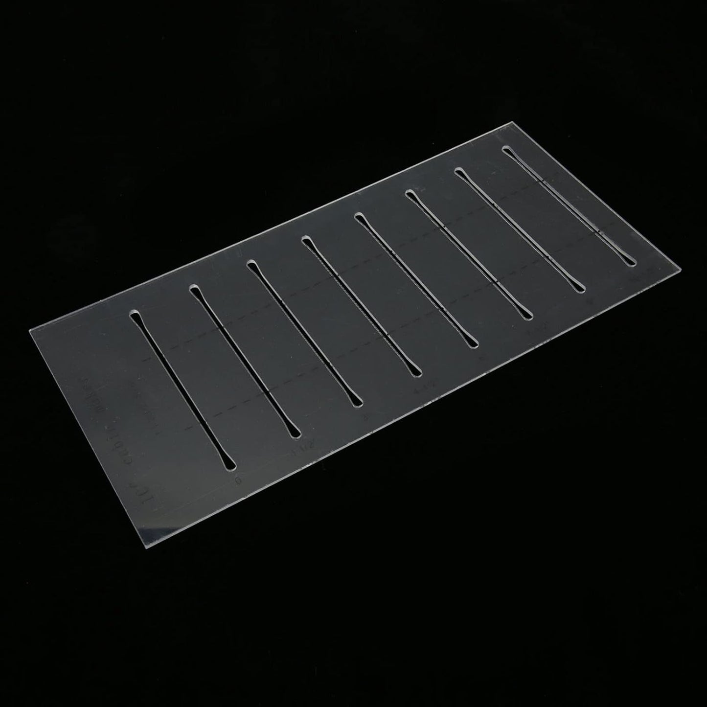 Fydun 10 Inch Log Cabin Quilting Rulers, Clear Scale Smoother Rulers,Acrylic Quilters Edges Maker Template Set for Sewing Lovers Acrylic L Blocks Quilt Crafts