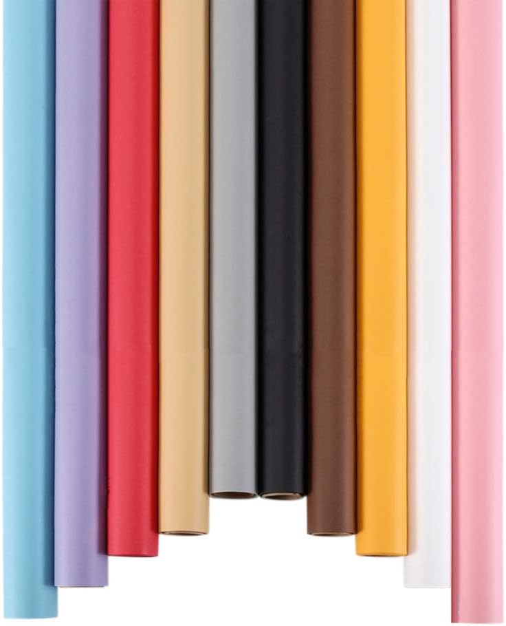 Huamei Seamless Photography Background Paper, Photo Backdrop Paper 53 Inches Wide x 16 Feet, (4.4x16 Feet) (Deep Purple)