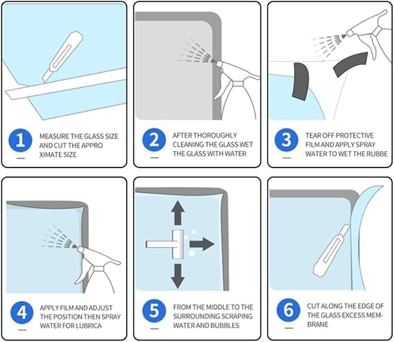 Rockrose Professional Blackout Window Tint for Home – Sun Blocking Privacy Film for Home Offices Room Darkening Heat Blocker with 99% UV Protection – Total Blackout 48in x 100FT