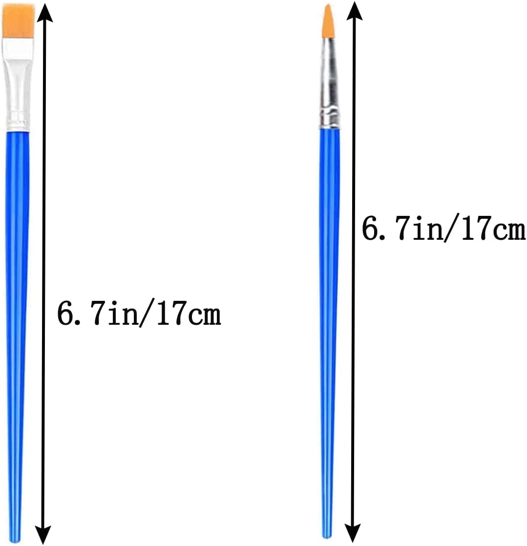 hesmartly 100 Pack 1 Inch Craft Foam Balls,White Polystyrene Smooth Round Balls and 2 Pieces Painting Brushes for DIY Projects Arts and Crafts Supplies