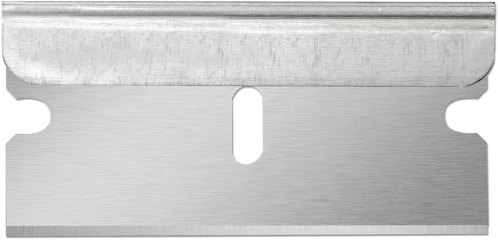 American Line Single Edge Razor Blades - 100-Pack - 0.012" Heavy Duty High Carbon Steel for Extra Durability and Long Life - 66-0448