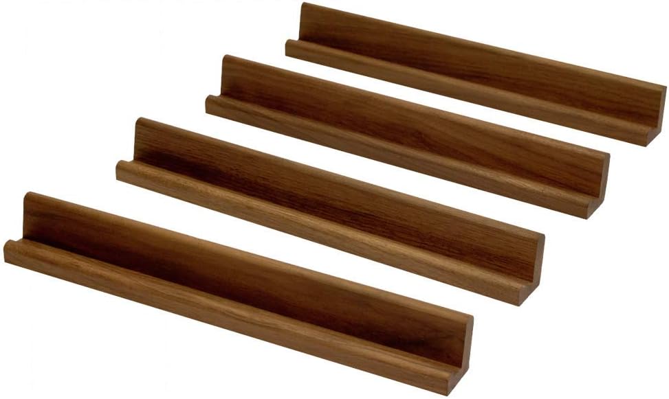 Easy-View Domino Racks for Maximum Visibility and Ease in organizing Your Hand. Solid American Black Walnut