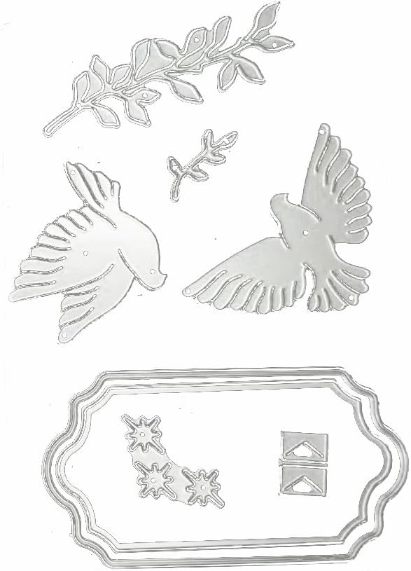 2025-2026 Stamps and Dies for Card Making, Stamps and Dies Set 2025 for Christmas and Halloween, Die Cut DIY Various Festivals Album Scrapbooking Birthdays Greeting Card (M4299)