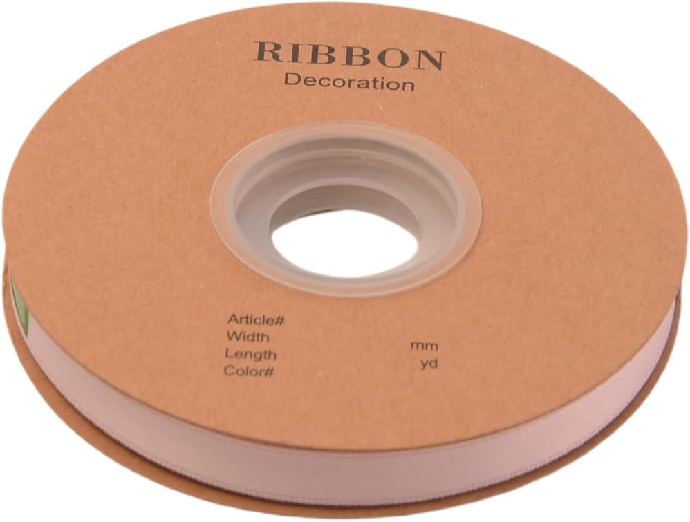 Double Side Satin Ribbon, Continuous 20 Yards,Use for Craft Bows Bouquet, Gift Wrapping, Wedding Decoration, Floral Arrangement (Pink Purple, 3/8 inch)