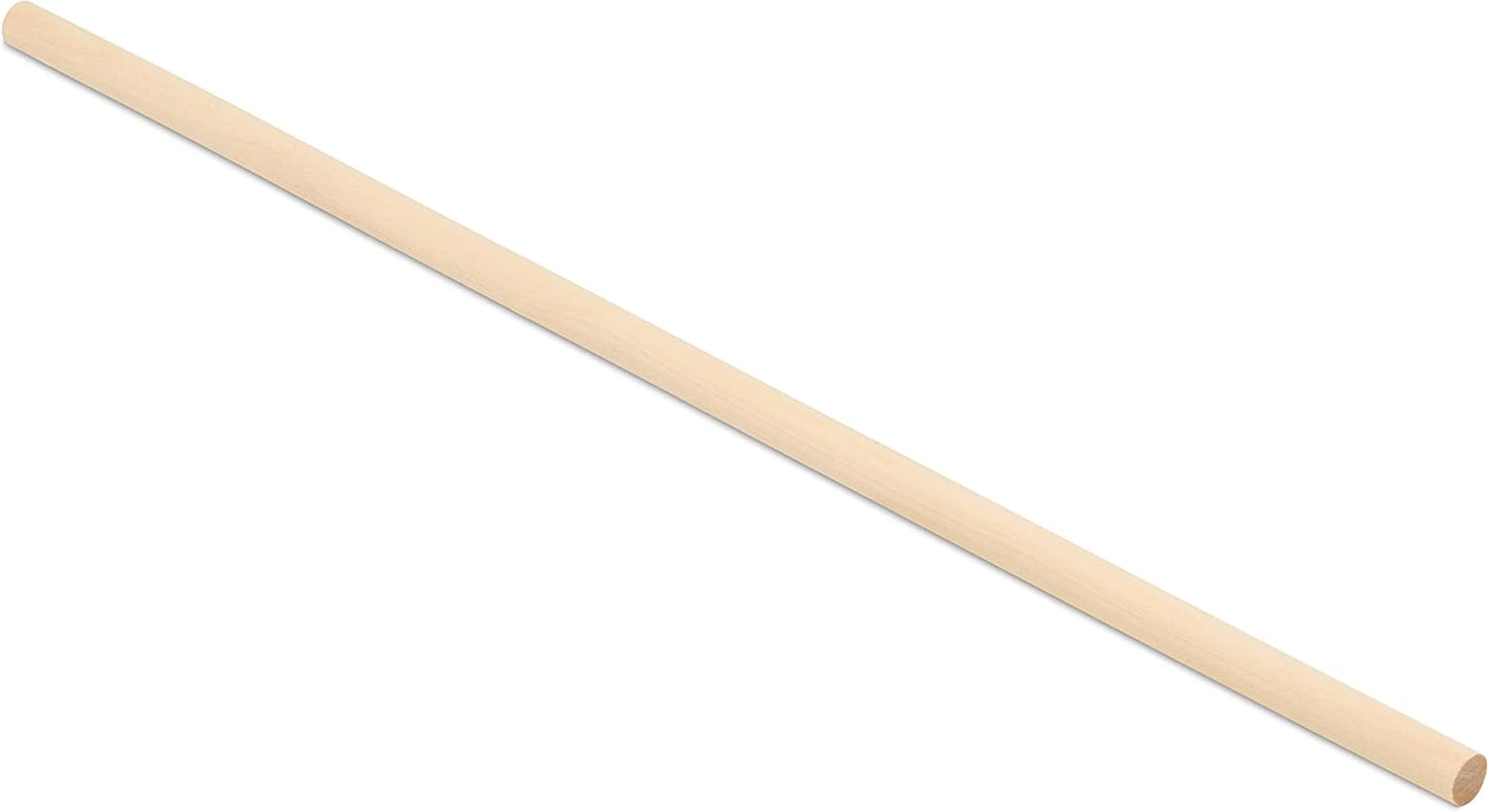 Dowel Rods Wood Sticks Wooden Dowel Rods - 5/16 x 12 Inch Unfinished Hardwood Sticks - for Crafts and DIYers - 25 Pieces by Woodpeckers