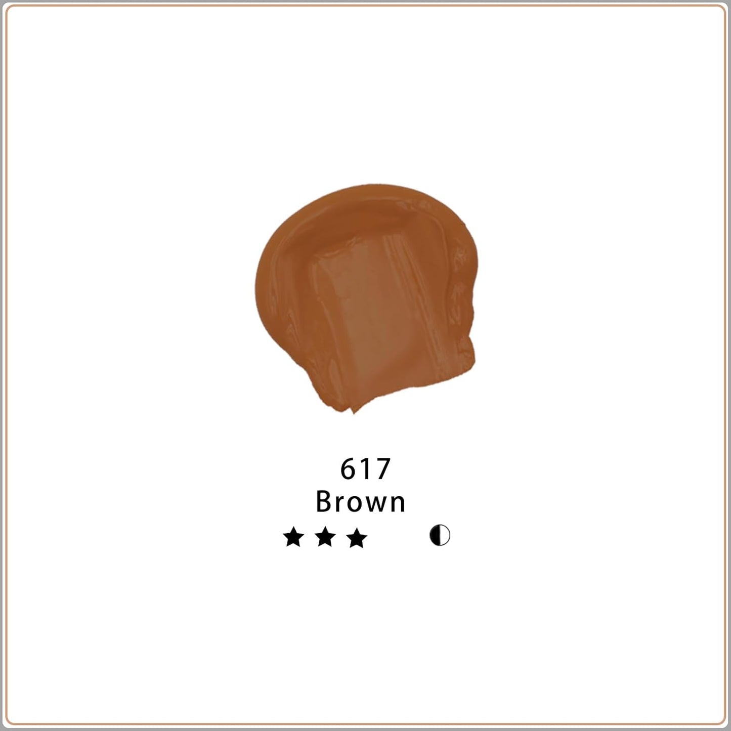 Artecho Brown Acrylic Paint (120ml / 4.05oz) Tubes, Art Craft Paints for Canvas Painting, Rock, Stone, Wood, Fabric, Art Supplies