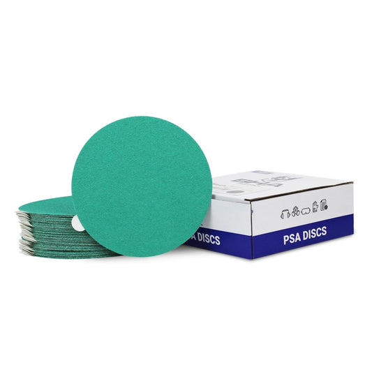 BHA 5” Green Film PSA Self Adhesive Sanding Discs - 50 Pack - Wet/Dry, Sticky Back, Premium Aluminum Oxide for Long-Lasting, Low-Dust & Load Resistant Sanding and Surface Finishing - 800 Grits
