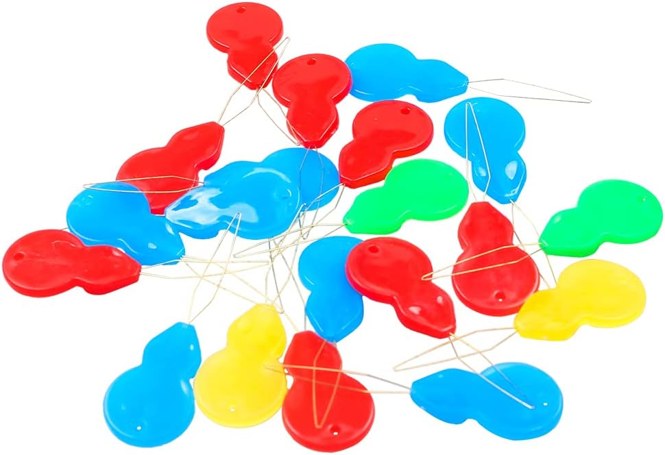 Eketirry Plastic Needle threaders, 50Pcs Needle Threader Hand Machine Sewing Tool for Sewing Crafting, Knitting Craft, Quilting, DIY Art, Color Random (50)