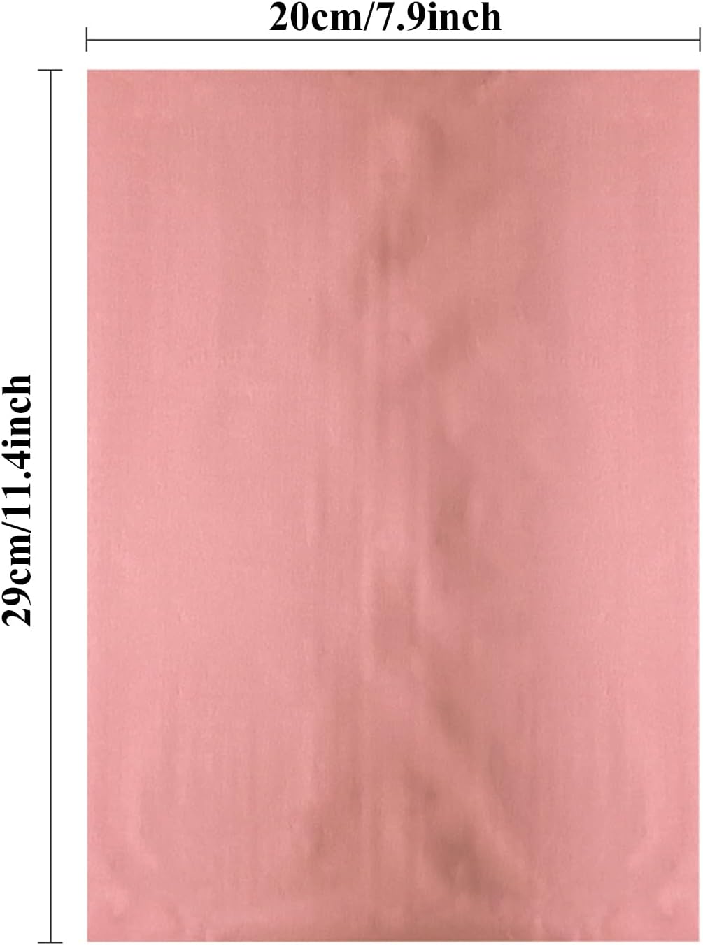 Briartw 20x29cm Hot Foil Paper 50 Sheets Pack Toner Reactive Foil Hot Stamping Foil Paper by Laser Printer and Laminator for Scrapbooking Craft Cardmaking DIY Album (Pink, 100 Sheets)