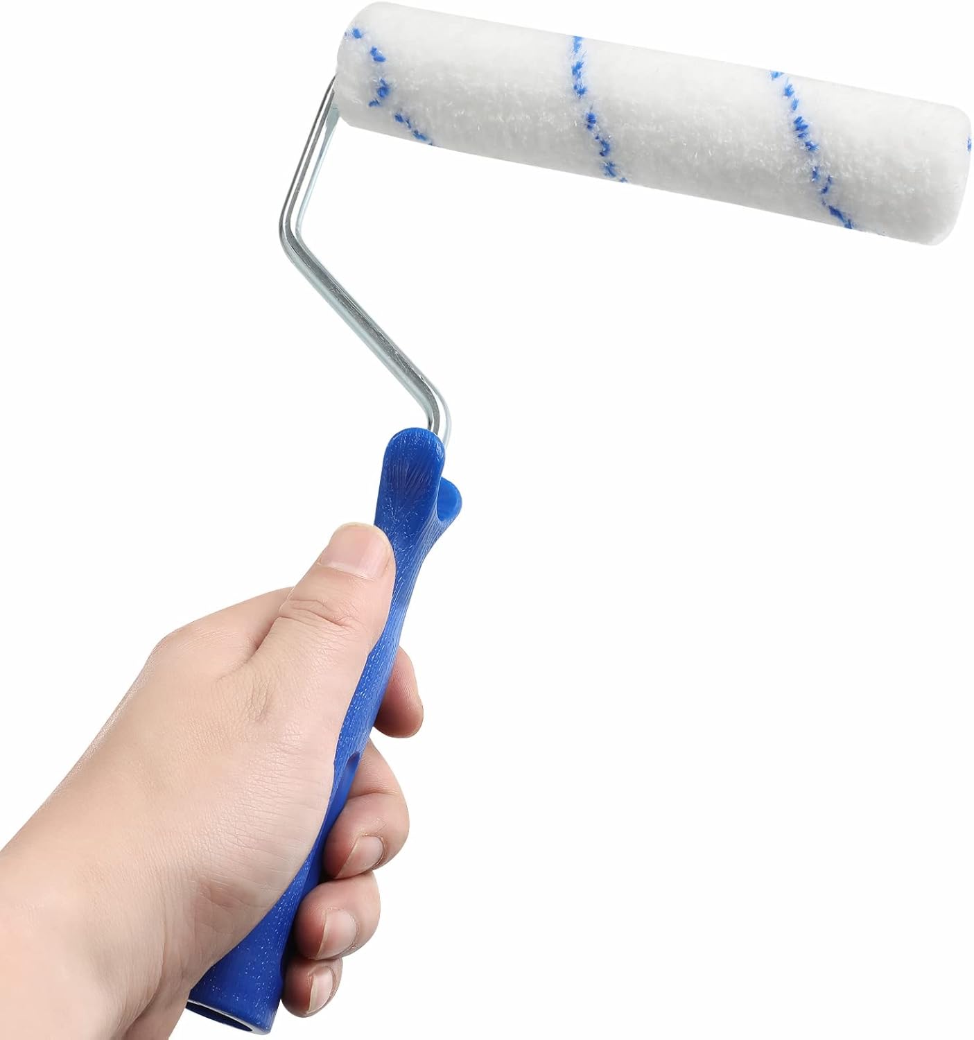 Foam Paint Roller, 6-inch Paint Roller Tray Set Includes Microfiber Roller Covers, Foam Roller Refills, High-Density Sponge Rollers for Painting Walls, Cabinet Brings Finest Finishes(9 Piece)