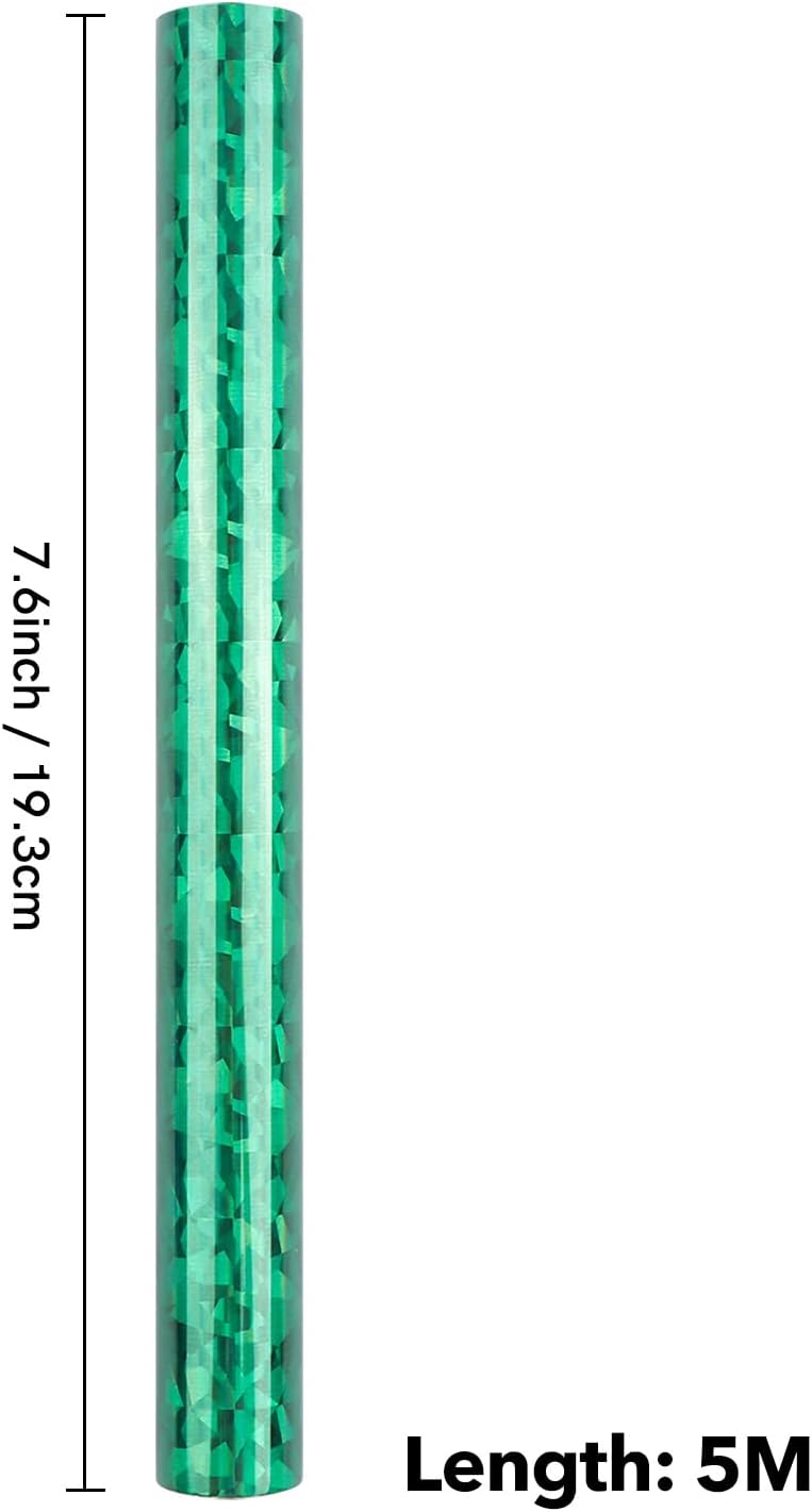 CYFUN DESIGN Transfer Foil Rolls Kit for Foil Transfer, 6 Assorted Colors, 5in x 9.84ft Long, Hot Stamping Machine,DIY Scrapbooking Cardstock Decor