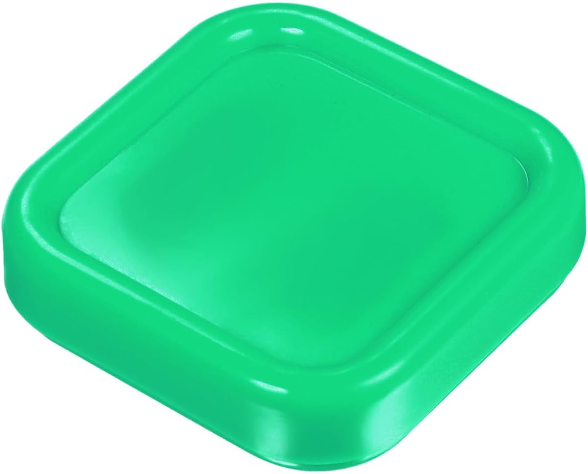 HARFINGTON Magnetic Pin Cushion Square Plastic Magnetic Sewing Pin Holder Storage Case Needle Cushion Tool for Sewing Projects, Green