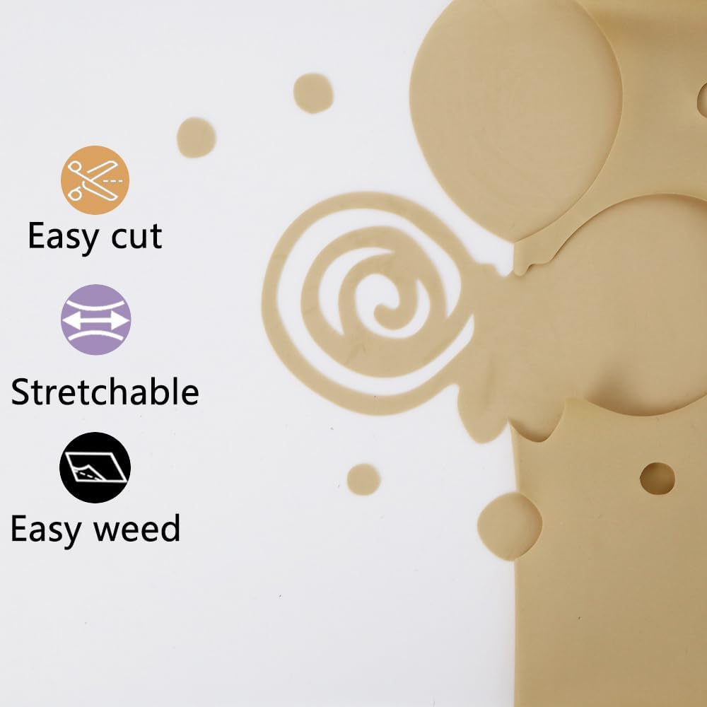 guangyintong Soil Golden Heat Transfer Vinyl HTV Rolls, 12" x 8ft Soil Golden Iron on Vinyl for T-Shirts Glossy Surface HTV Vinyl for All Cutter Machines Easy to Cut & Weed for Heat Vinyl Design