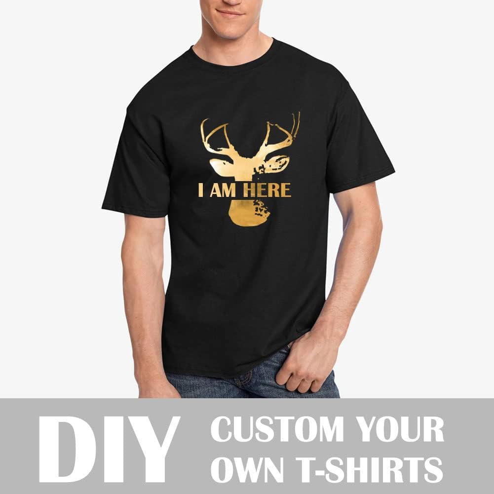 Tvinyl Warehouse Gold HTV Foil Heat Transfer Vinyl Roll 12" x 6FT for T-Shirt, Compatible with All Cutters