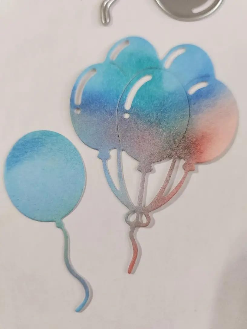 Lapoo Festivals Metal Cutting Die for Scrapbooking - Durable, Cut Stencils for DIY Scrapbook Photo Album Decorative Paper Card, Card Making Supplies, Embossing (Balloon 2.8 x 2.4 in)