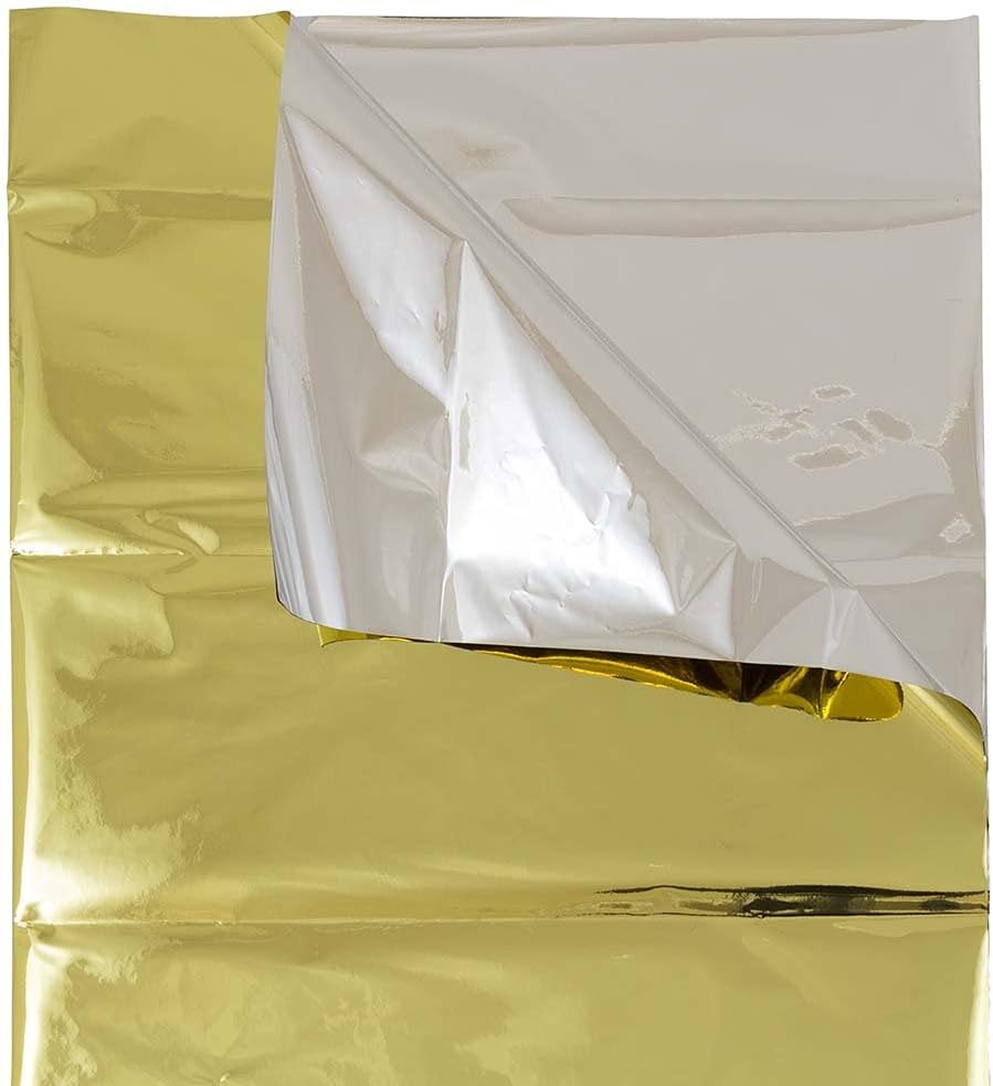 JAM PAPER Tissue Paper - Gold Mylar - 3 Sheets/Pack