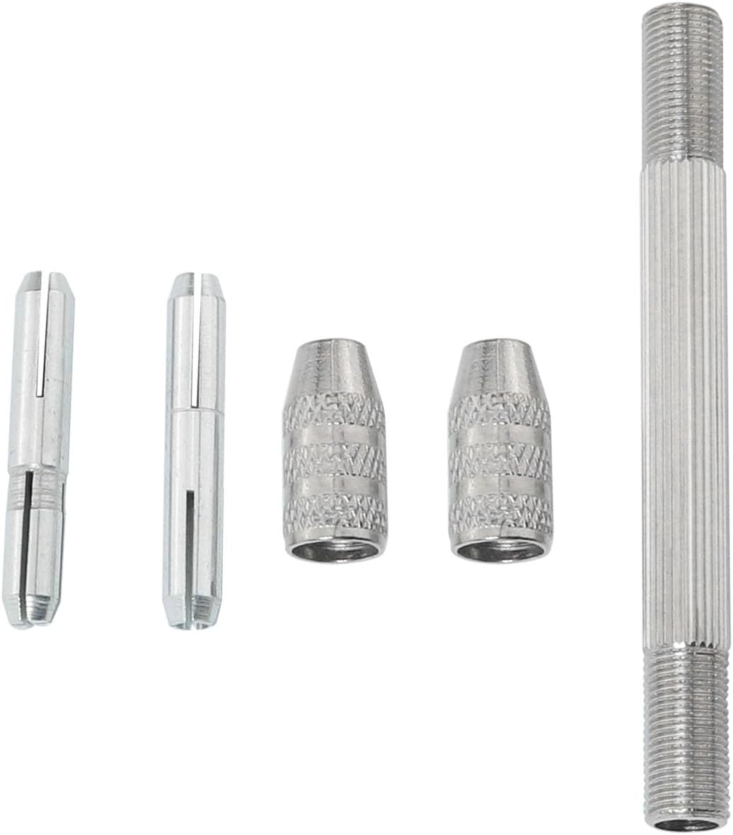 3PCS 0.3-3.2mm Double Ended Pin Vise DIY Hand Drill Pin Vise Drill Jewelry Making Tools Resin Drill Wire Twisting Tools for DIY Hairpin Keychain Bracelets Necklace