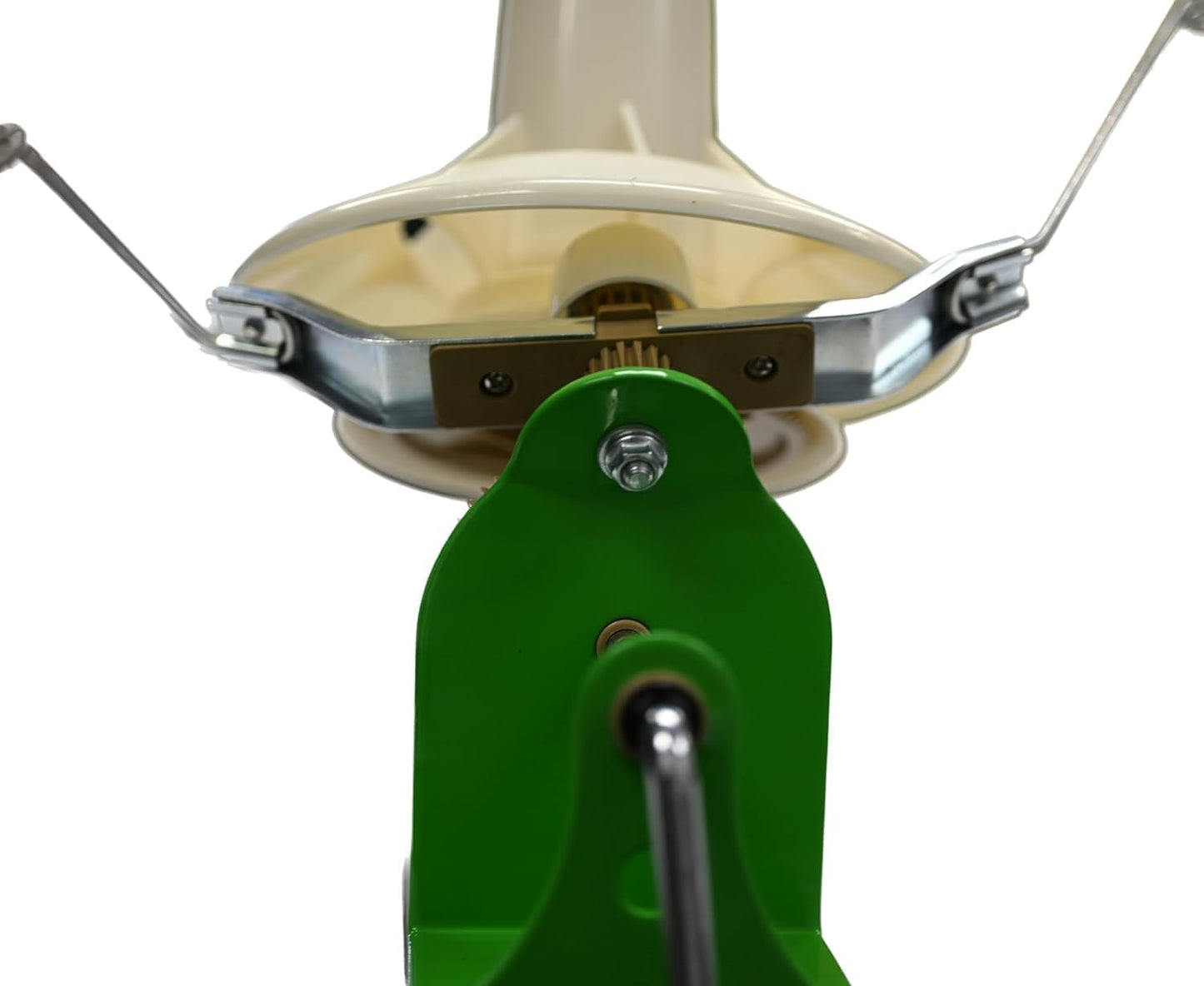 18oz Large Capacity Yarn Ball Winder, Hand Operated Yarn Baller, Bulk Yarn Cake Holder Spinner for Fiber Wool String Ball Crocheting Weaving, Tabletop Dual Rocker Arm Strong Clamp