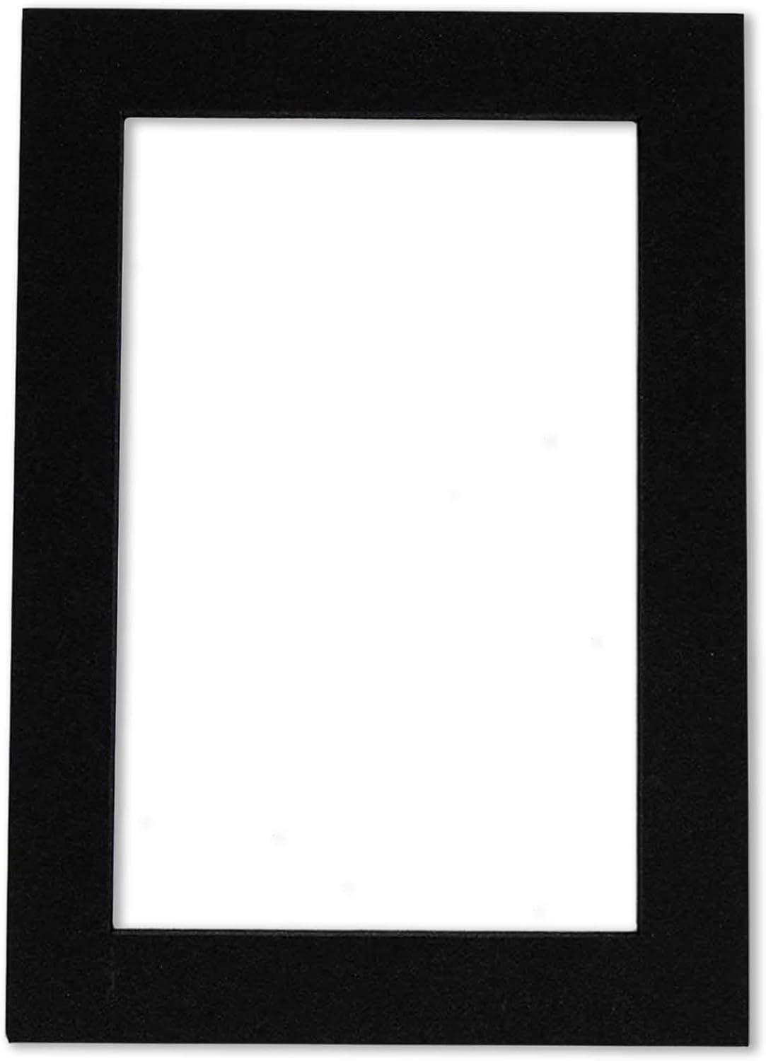 Pack of 25 Acid Free 11x14 Mats Bevel Cut for 8.5x11 Photos - Black with Black Core Precut Matboards For Pictures, Photos, Framing - 4-ply Thickness