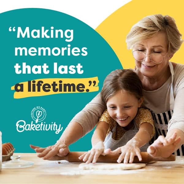 Confetti Swiss Roll Baking Kit For Kids 6-12, Real Jelly Roll Cake Making Set With Pre-Measured Ingredients, Cake Decorating For Girls And Boys With Cream And Rainbow Sprinkles, Kids Baking Gift Set