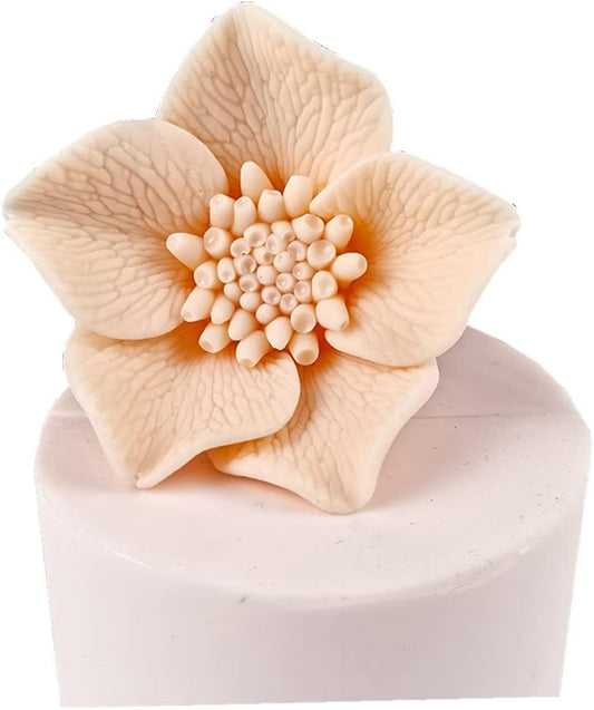 Flower Resin Crafts Mould 3D Flower Epoxy Resin Silicone Mould Bouquet Candle Mold Aromatherapy Gypsum Plaster Molds Chocolate Candy Cake Decoration Crafts Moulds