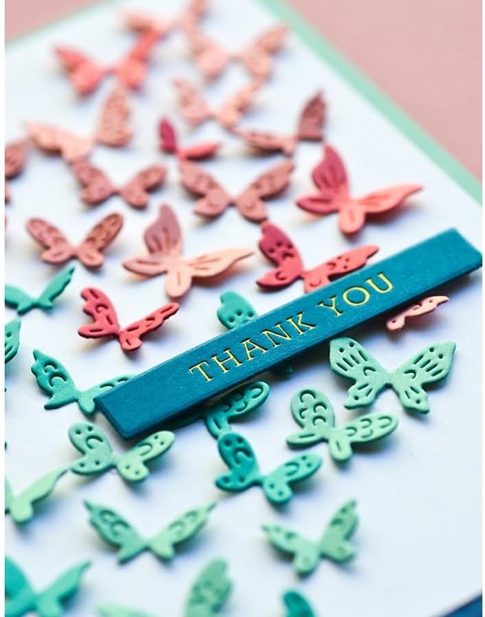 Cutting Dies for Card Making, Metal Scrapbooking Die-Cuts, DIY Bckground Frame Crafts Embossing Stencil, Paper Template Mold/Photo Album Arts Tool (Mini Butterfly-8.4x5cm)