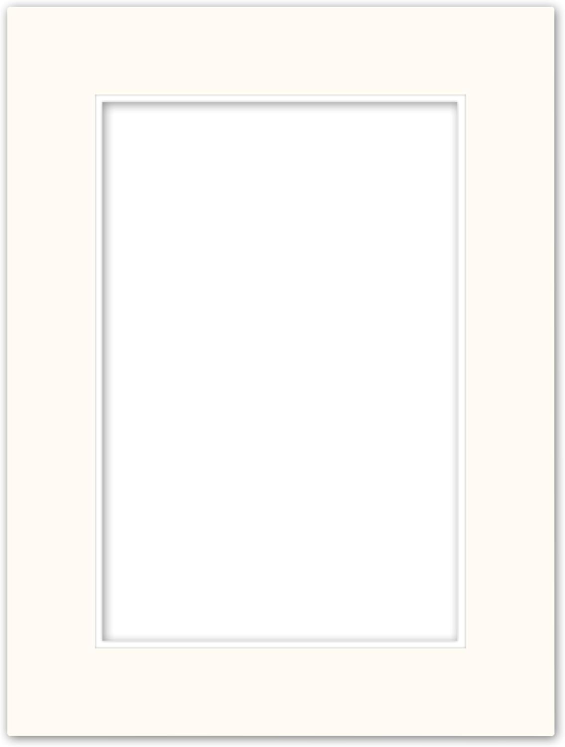 Poster Master Off White Matboard – 4-Ply Acid-Free Picture Mat Board with 45° Beveled Cut, Made in USA, Custom Cut to Any Size, 1/16" Thickness for Framing & Displays