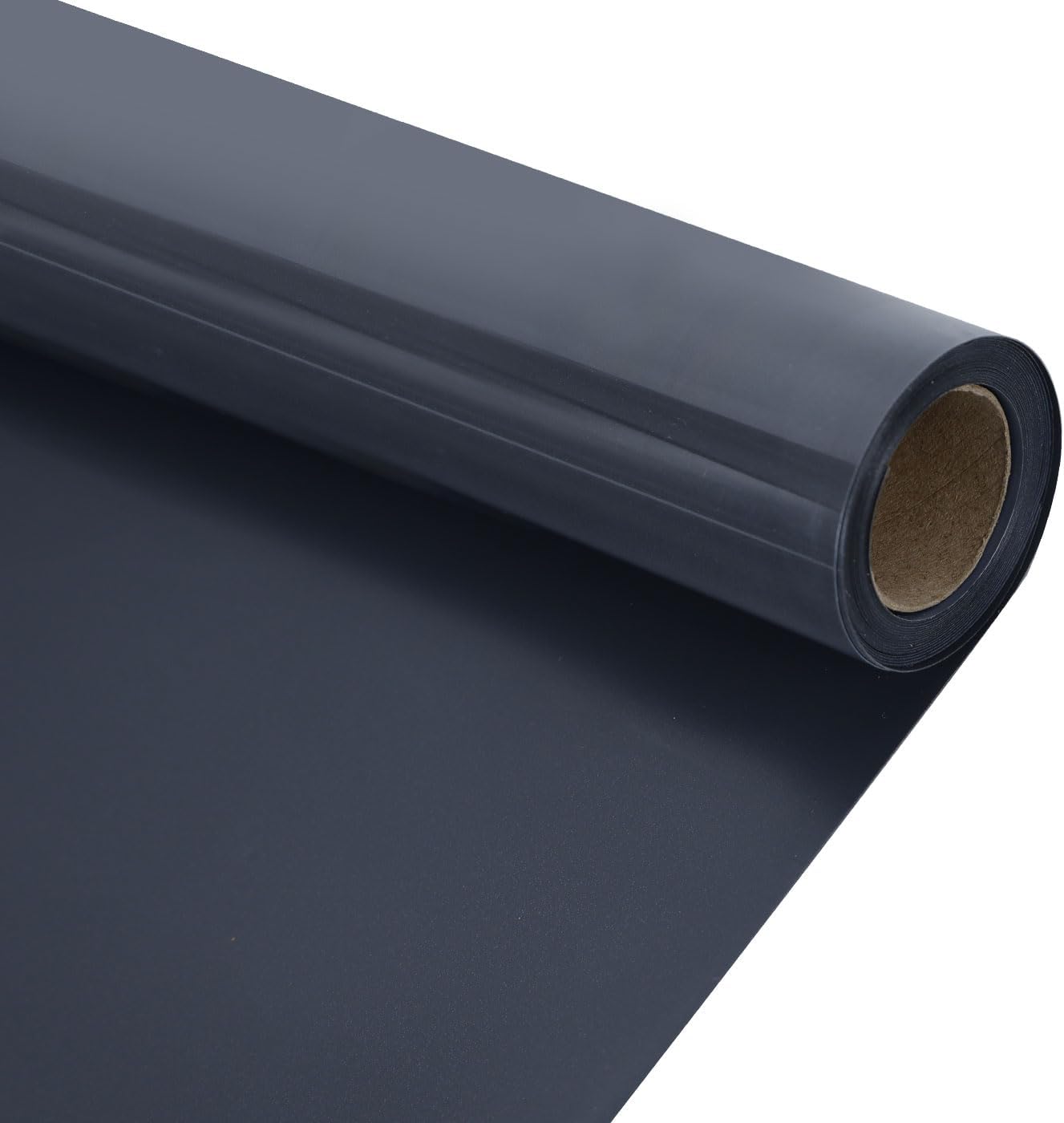 guangyintong Reflective Black Heat Transfer Vinyl HTV Rolls, 12" x 8ft Reflective Iron on Vinyl for T-Shirts, Black HTV Vinyl for All Cutter Machine Easy to Cut & Weed for HTV DIY Design